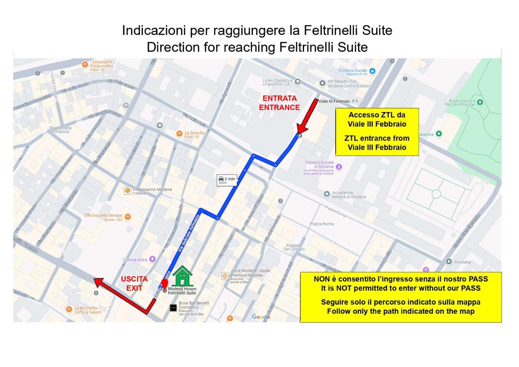 Feltrinelli Suite Модена Екстериор снимка